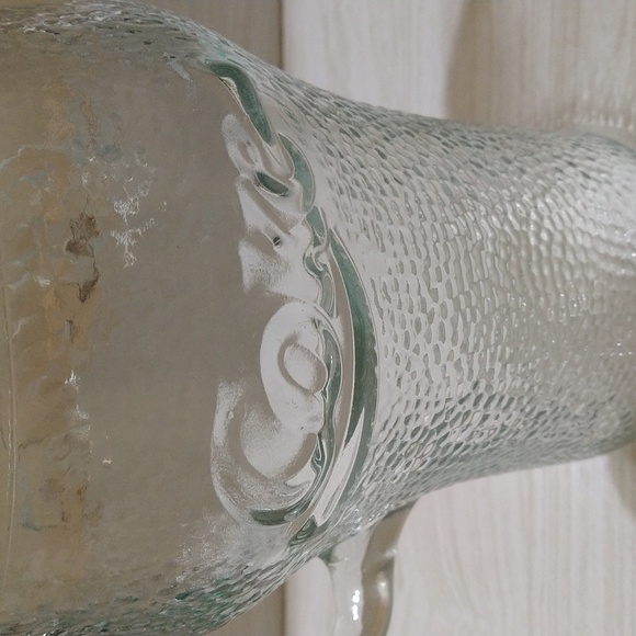 Vintage 64 oz. Coca Cola Clear Glass Pitcher Coke Fluted Ice Spout - Picture 6 of 6